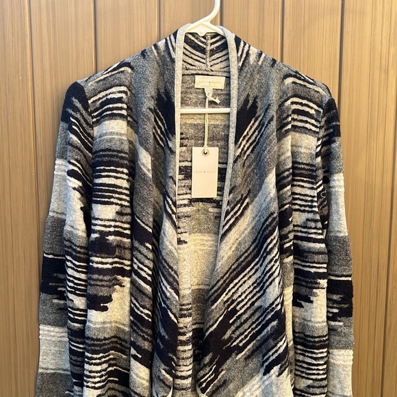 Lucky Brand Open Front Cardigan size XL Aztec Southwestern Boho Hippie New - Picture 3 of 15